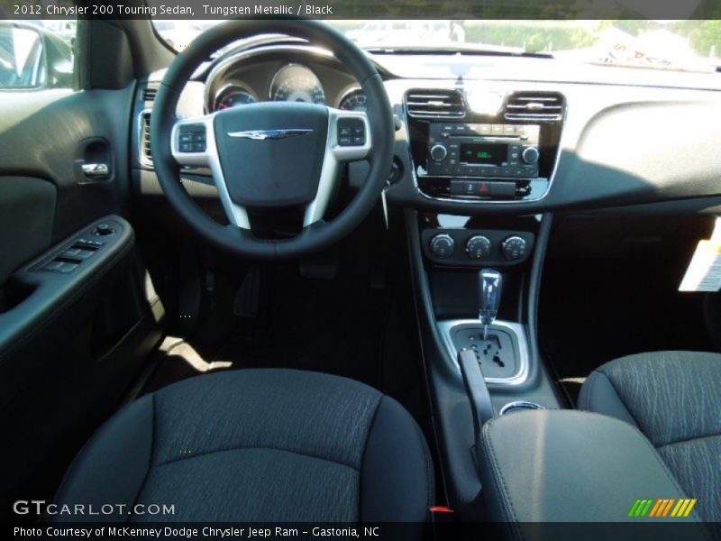 Tungsten Metallic / Black 2012 Chrysler 200 Touring Sedan
