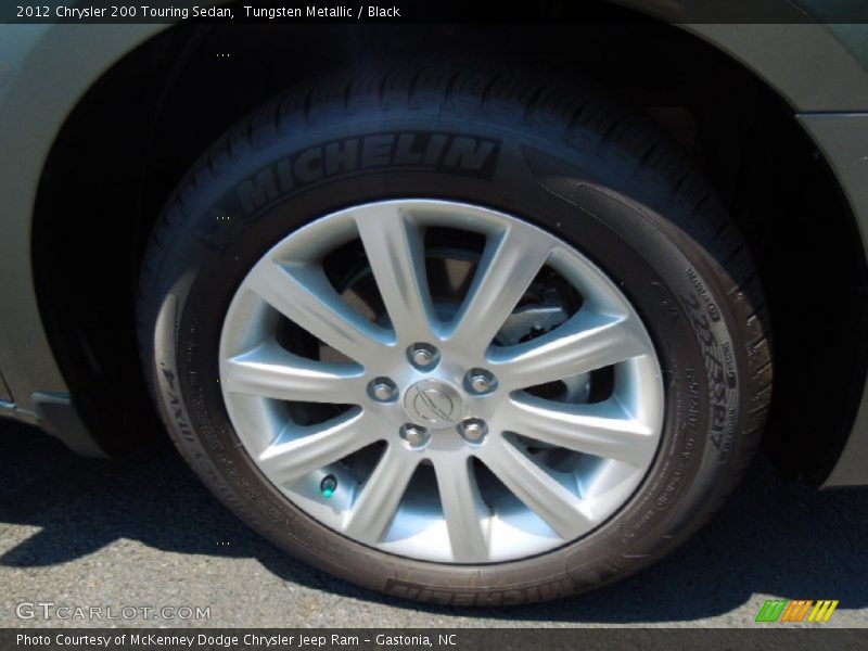 Tungsten Metallic / Black 2012 Chrysler 200 Touring Sedan