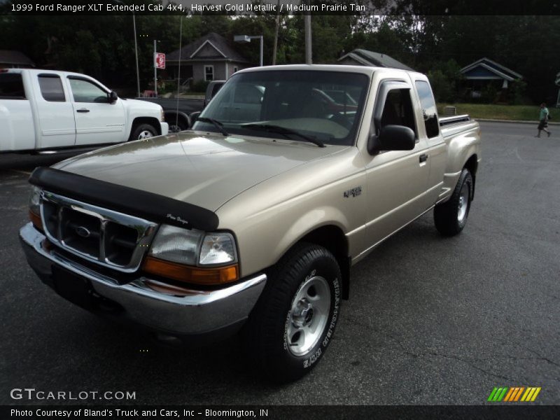 Harvest Gold Metallic / Medium Prairie Tan 1999 Ford Ranger XLT Extended Cab 4x4