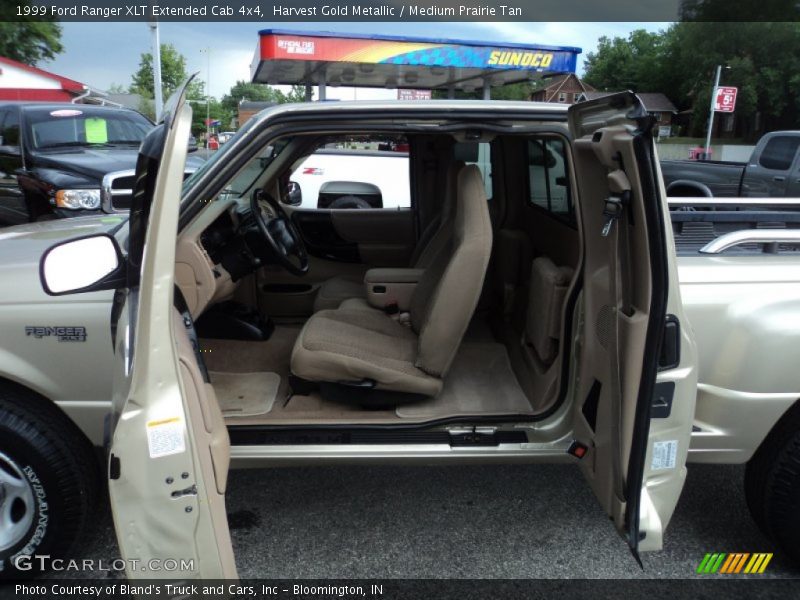 Harvest Gold Metallic / Medium Prairie Tan 1999 Ford Ranger XLT Extended Cab 4x4