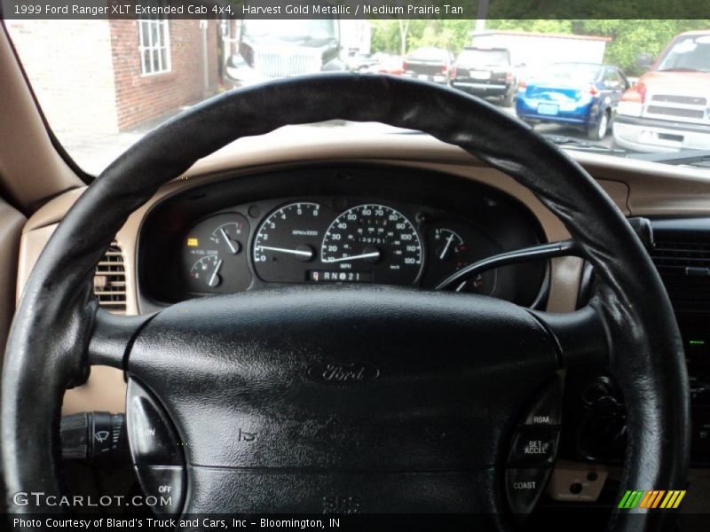 Harvest Gold Metallic / Medium Prairie Tan 1999 Ford Ranger XLT Extended Cab 4x4