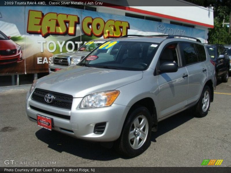 Classic Silver Metallic / Ash Gray 2009 Toyota RAV4 4WD