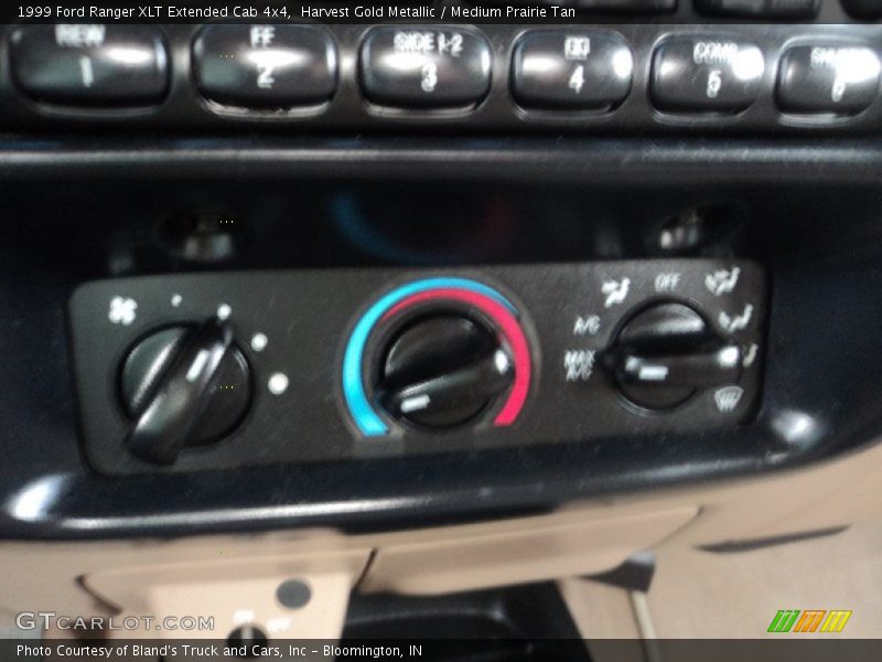Harvest Gold Metallic / Medium Prairie Tan 1999 Ford Ranger XLT Extended Cab 4x4