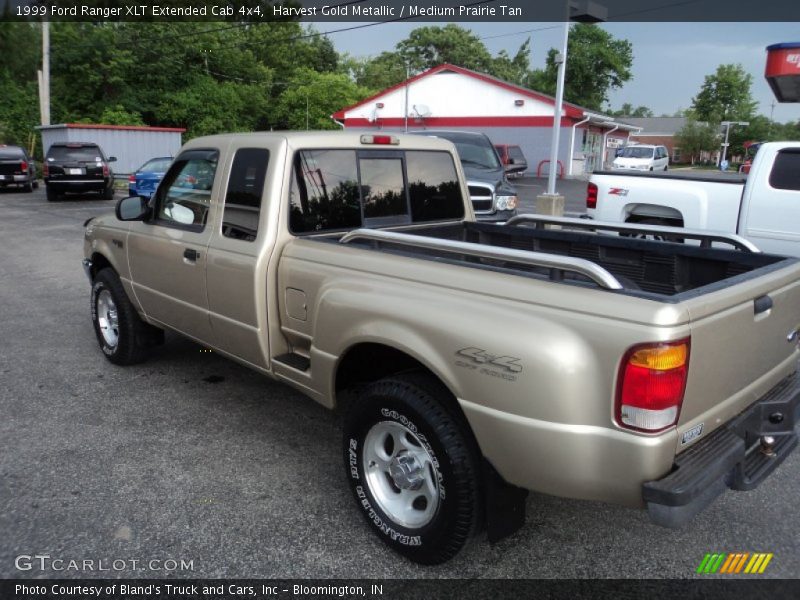 Harvest Gold Metallic / Medium Prairie Tan 1999 Ford Ranger XLT Extended Cab 4x4