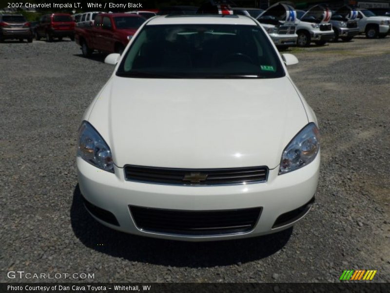 White / Ebony Black 2007 Chevrolet Impala LT