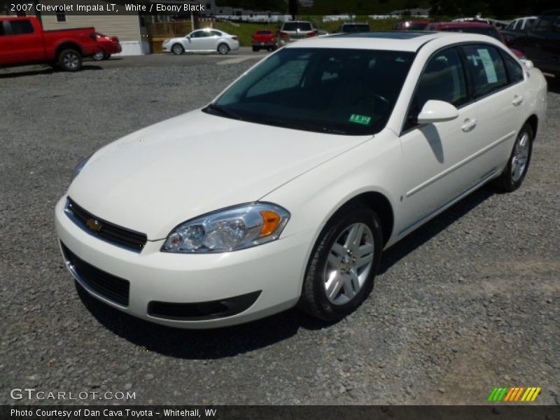 White / Ebony Black 2007 Chevrolet Impala LT