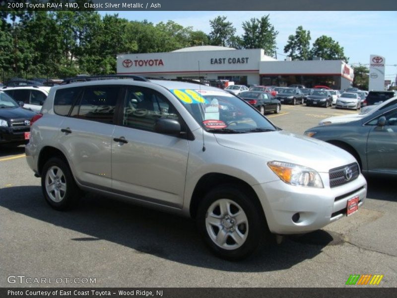 Classic Silver Metallic / Ash 2008 Toyota RAV4 4WD