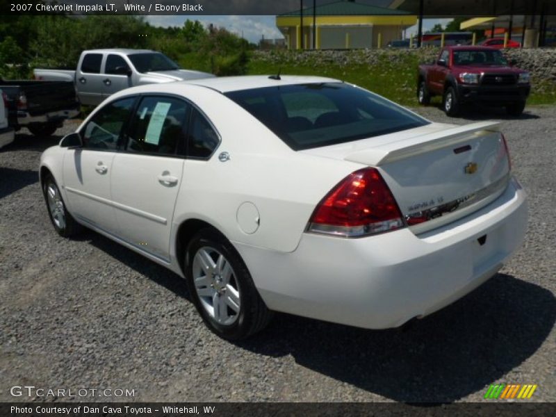 White / Ebony Black 2007 Chevrolet Impala LT