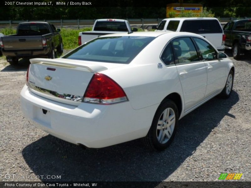 White / Ebony Black 2007 Chevrolet Impala LT