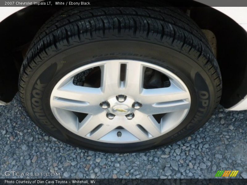 White / Ebony Black 2007 Chevrolet Impala LT