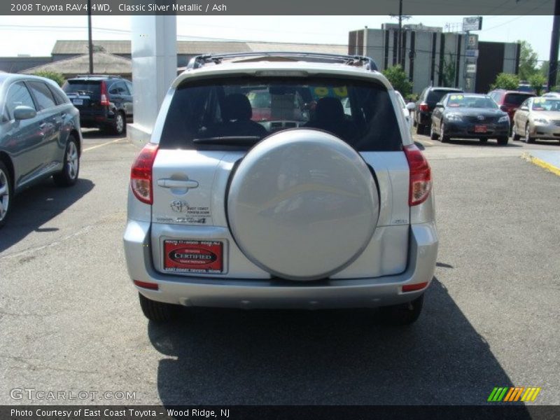 Classic Silver Metallic / Ash 2008 Toyota RAV4 4WD