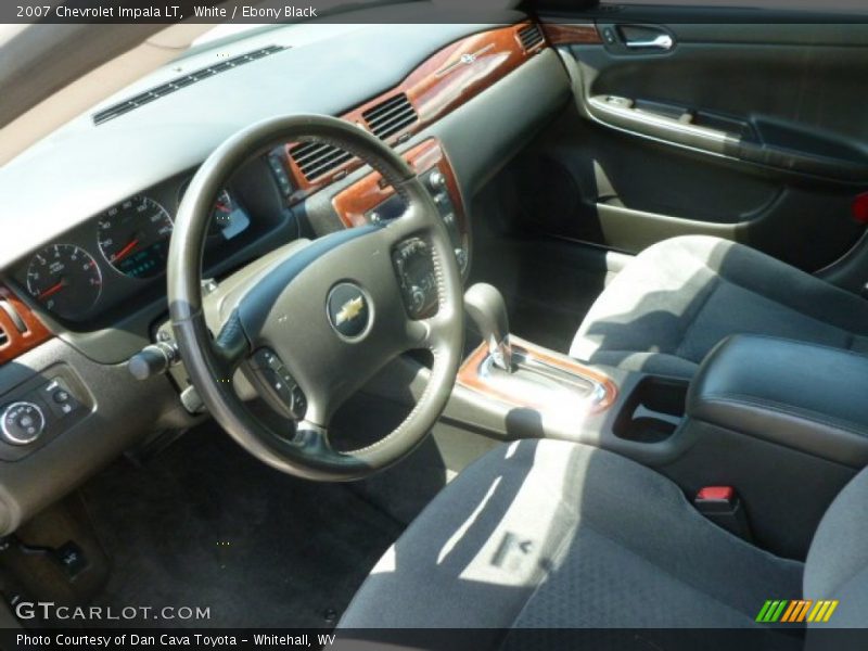 White / Ebony Black 2007 Chevrolet Impala LT