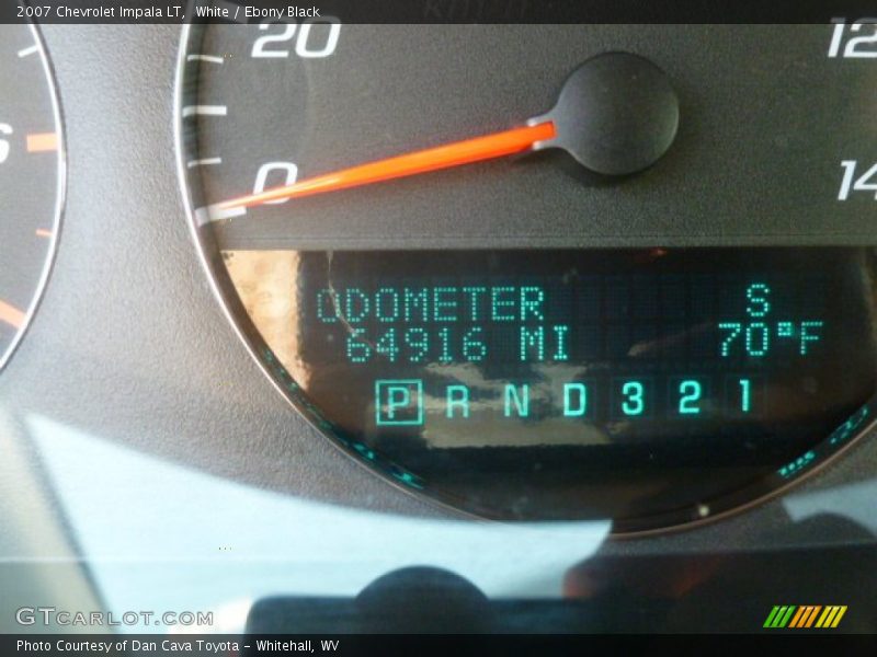White / Ebony Black 2007 Chevrolet Impala LT