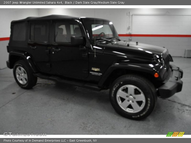 Black / Dark Slate Gray/Medium Slate Gray 2007 Jeep Wrangler Unlimited Sahara 4x4