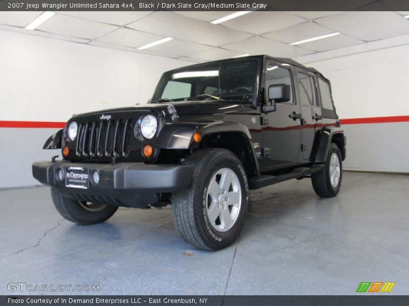 Black / Dark Slate Gray/Medium Slate Gray 2007 Jeep Wrangler Unlimited Sahara 4x4