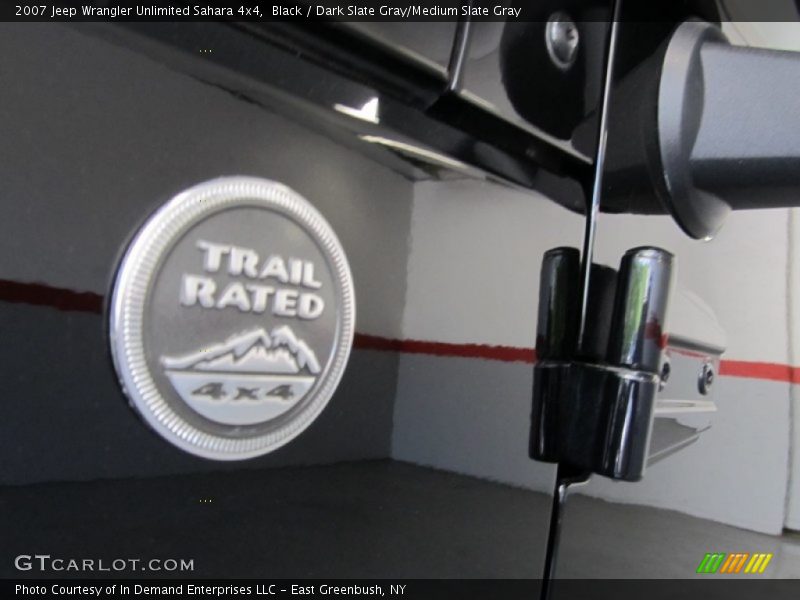 Black / Dark Slate Gray/Medium Slate Gray 2007 Jeep Wrangler Unlimited Sahara 4x4