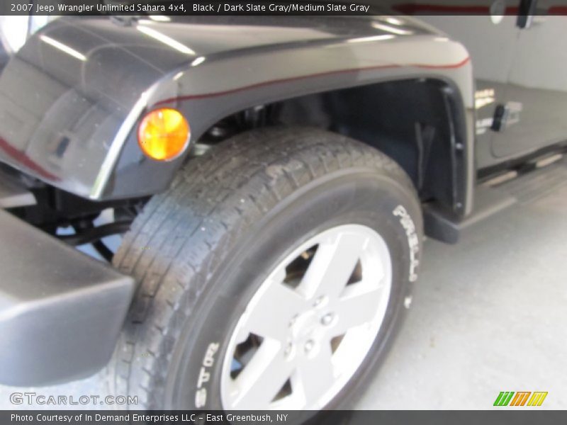 Black / Dark Slate Gray/Medium Slate Gray 2007 Jeep Wrangler Unlimited Sahara 4x4