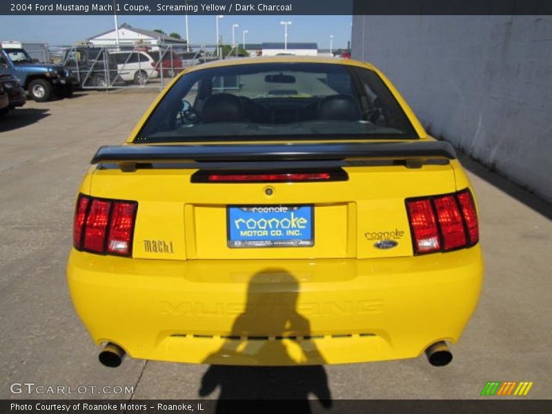 Screaming Yellow / Dark Charcoal 2004 Ford Mustang Mach 1 Coupe