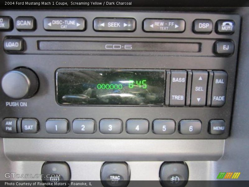 Audio System of 2004 Mustang Mach 1 Coupe