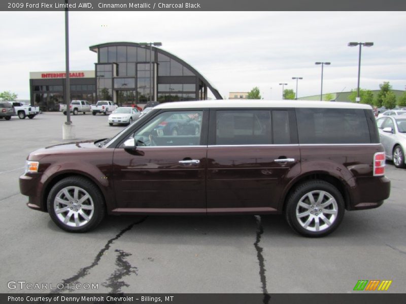 Cinnamon Metallic / Charcoal Black 2009 Ford Flex Limited AWD