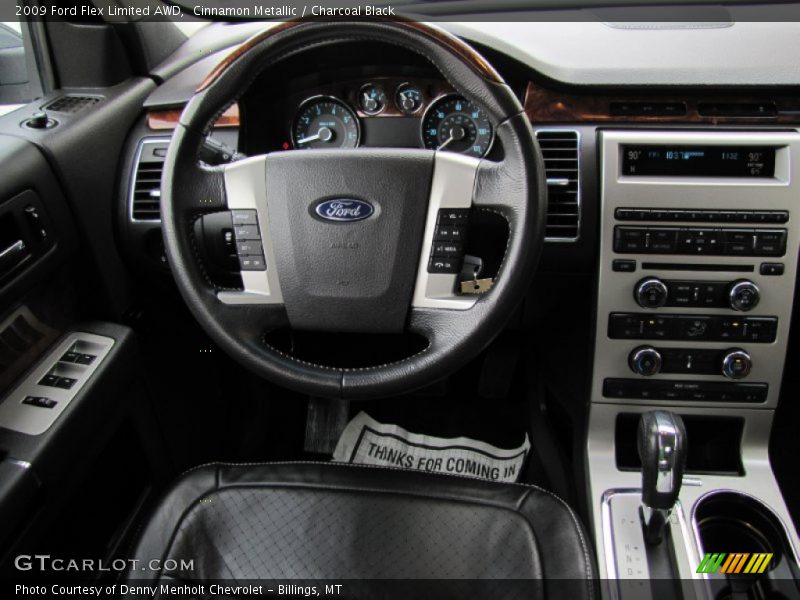 Cinnamon Metallic / Charcoal Black 2009 Ford Flex Limited AWD