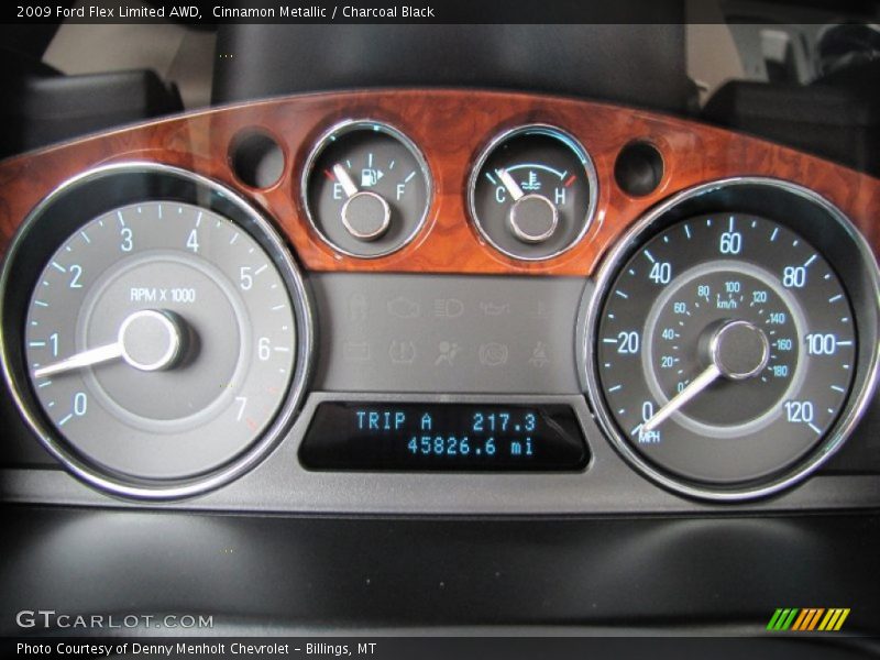 Cinnamon Metallic / Charcoal Black 2009 Ford Flex Limited AWD