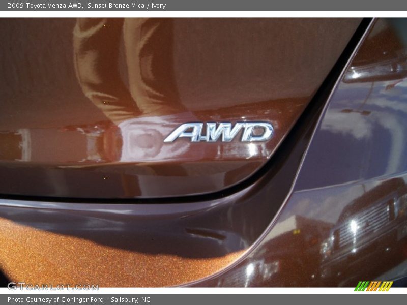 Sunset Bronze Mica / Ivory 2009 Toyota Venza AWD