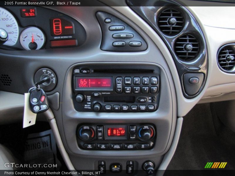 Black / Taupe 2005 Pontiac Bonneville GXP