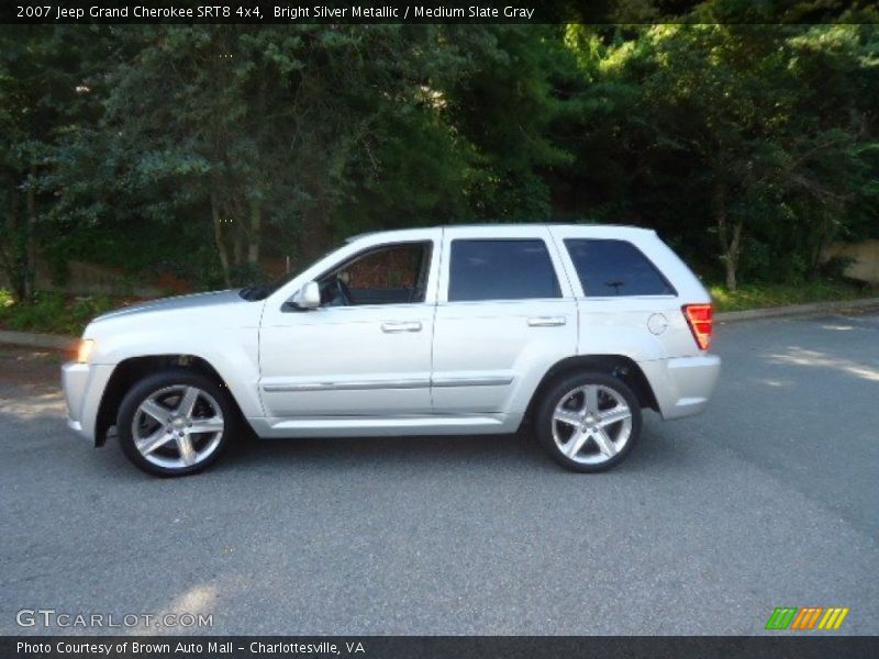 Bright Silver Metallic / Medium Slate Gray 2007 Jeep Grand Cherokee SRT8 4x4