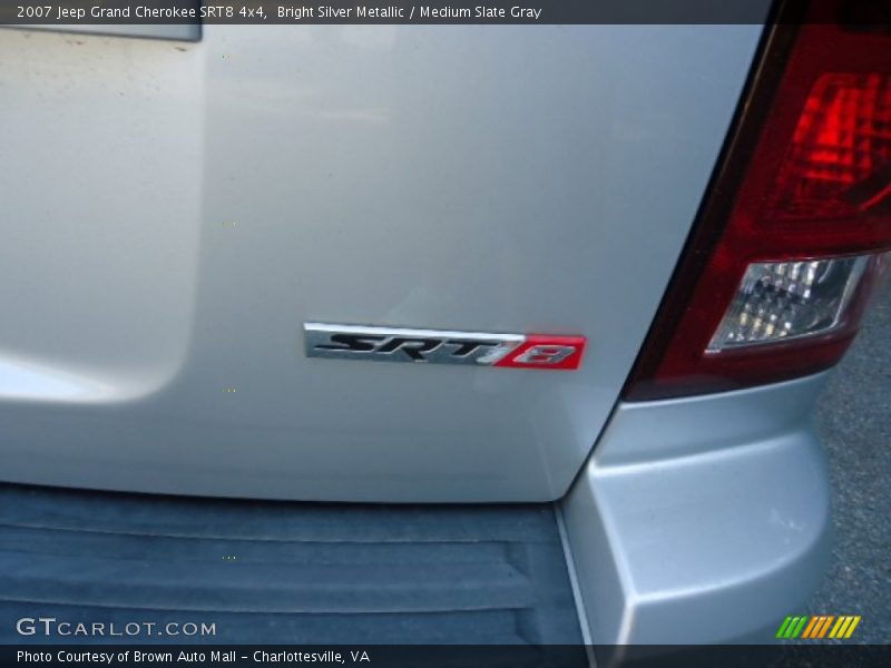 Bright Silver Metallic / Medium Slate Gray 2007 Jeep Grand Cherokee SRT8 4x4