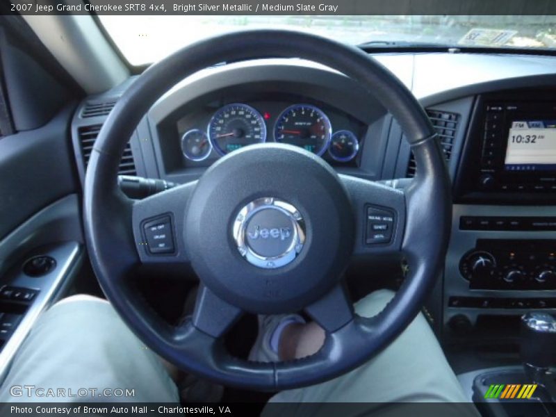 Bright Silver Metallic / Medium Slate Gray 2007 Jeep Grand Cherokee SRT8 4x4