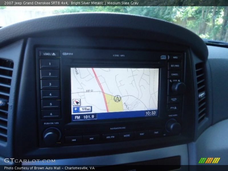 Bright Silver Metallic / Medium Slate Gray 2007 Jeep Grand Cherokee SRT8 4x4