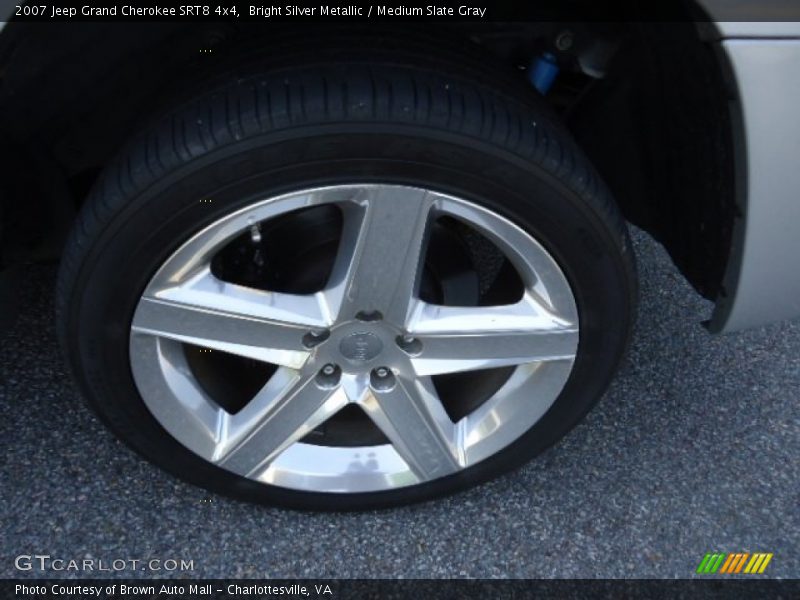 Bright Silver Metallic / Medium Slate Gray 2007 Jeep Grand Cherokee SRT8 4x4