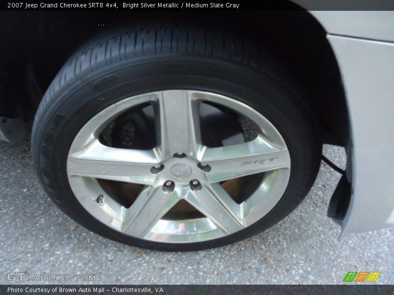 Bright Silver Metallic / Medium Slate Gray 2007 Jeep Grand Cherokee SRT8 4x4