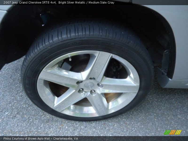 Bright Silver Metallic / Medium Slate Gray 2007 Jeep Grand Cherokee SRT8 4x4