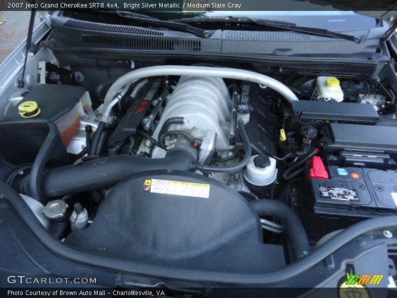 Bright Silver Metallic / Medium Slate Gray 2007 Jeep Grand Cherokee SRT8 4x4