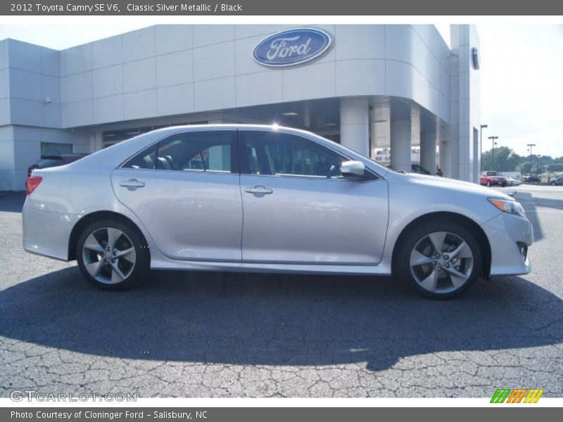 Classic Silver Metallic / Black 2012 Toyota Camry SE V6