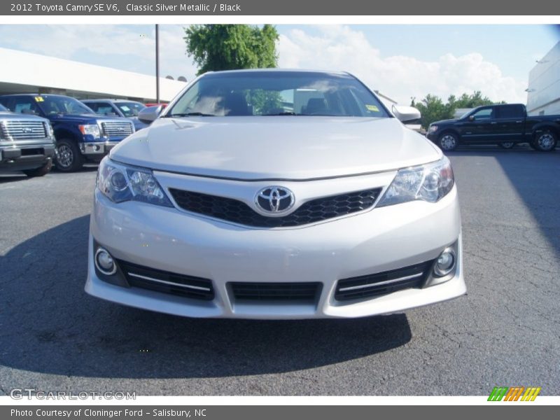 Classic Silver Metallic / Black 2012 Toyota Camry SE V6