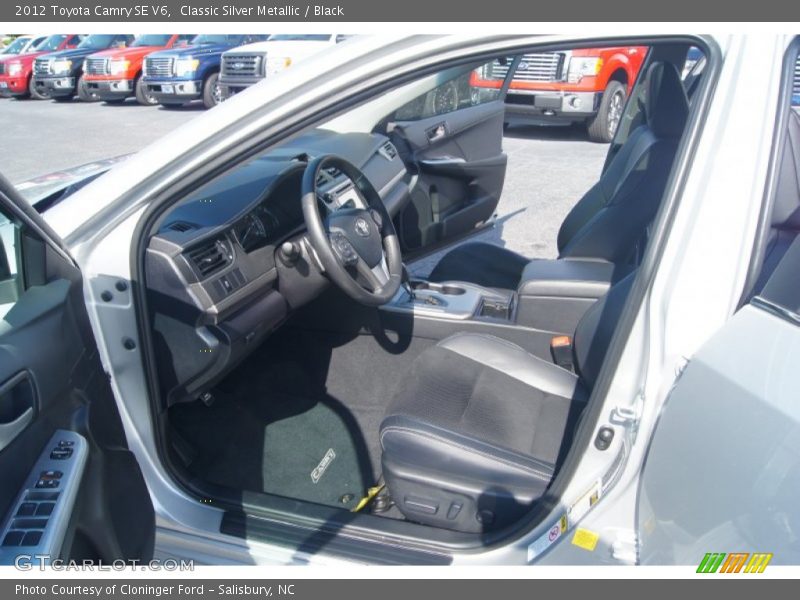 Classic Silver Metallic / Black 2012 Toyota Camry SE V6