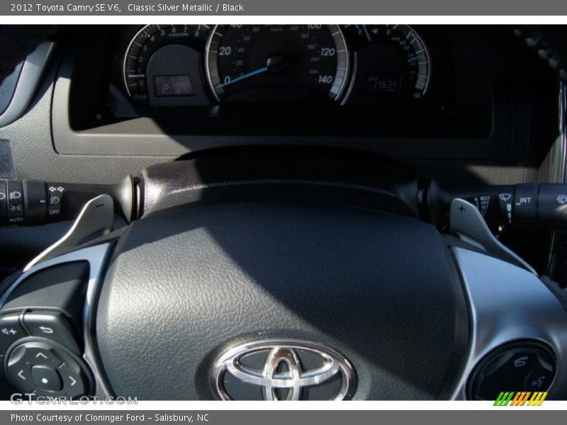 Classic Silver Metallic / Black 2012 Toyota Camry SE V6
