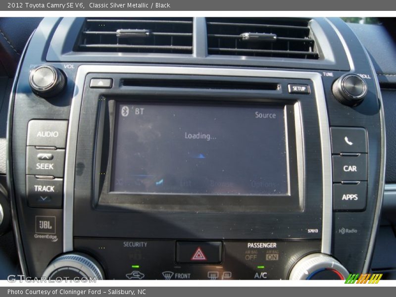 Classic Silver Metallic / Black 2012 Toyota Camry SE V6
