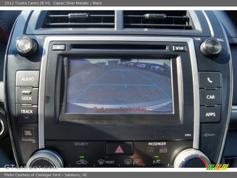 Classic Silver Metallic / Black 2012 Toyota Camry SE V6