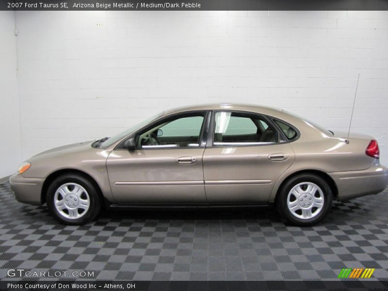 Arizona Beige Metallic / Medium/Dark Pebble 2007 Ford Taurus SE