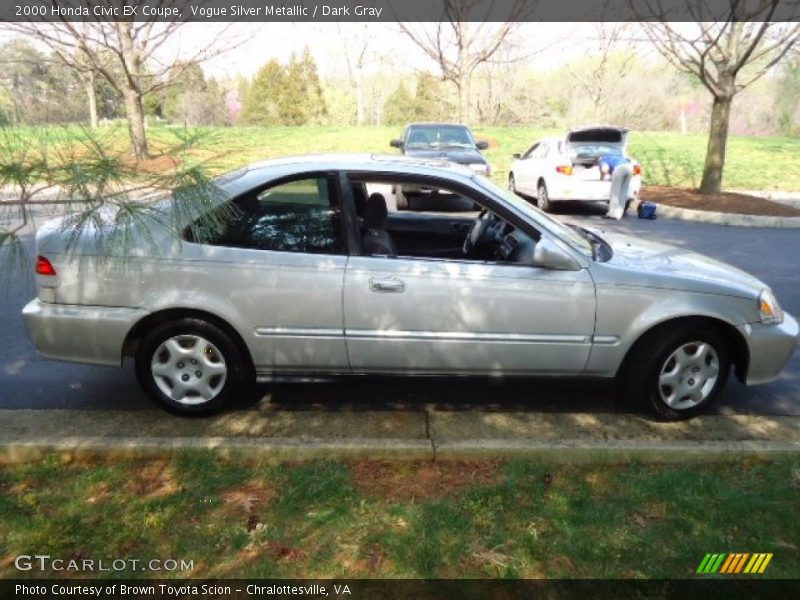 Vogue Silver Metallic / Dark Gray 2000 Honda Civic EX Coupe