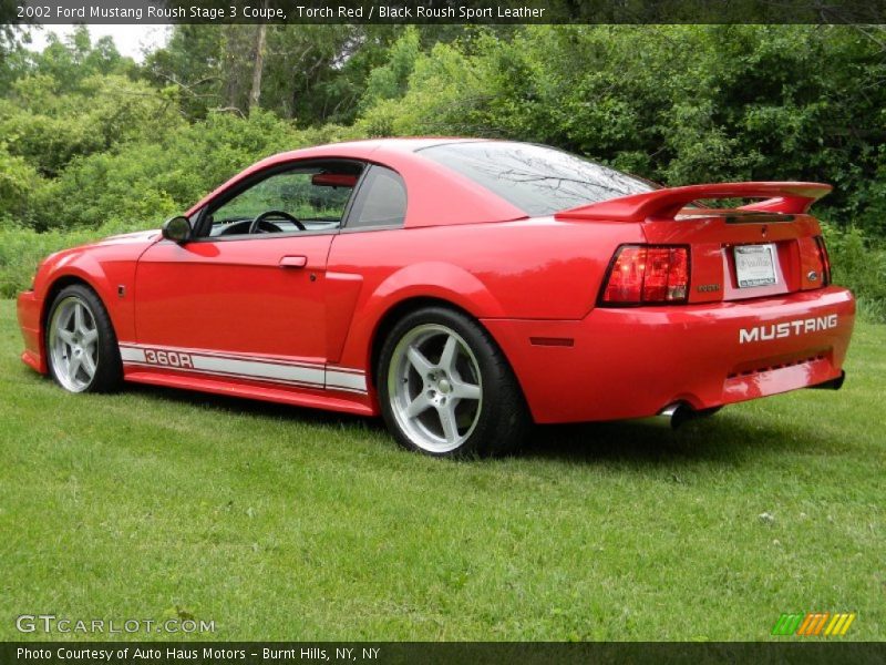 Torch Red / Black Roush Sport Leather 2002 Ford Mustang Roush Stage 3 Coupe