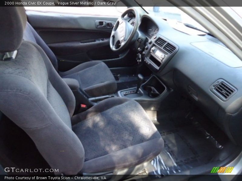 Vogue Silver Metallic / Dark Gray 2000 Honda Civic EX Coupe
