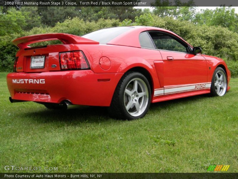 Torch Red / Black Roush Sport Leather 2002 Ford Mustang Roush Stage 3 Coupe