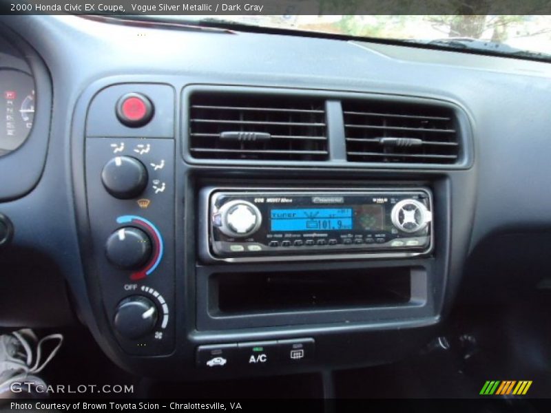 Vogue Silver Metallic / Dark Gray 2000 Honda Civic EX Coupe