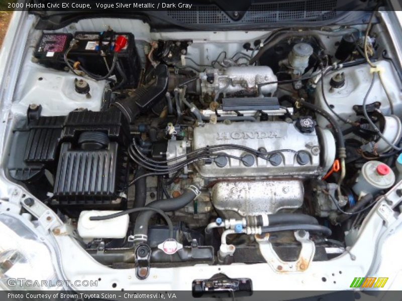Vogue Silver Metallic / Dark Gray 2000 Honda Civic EX Coupe