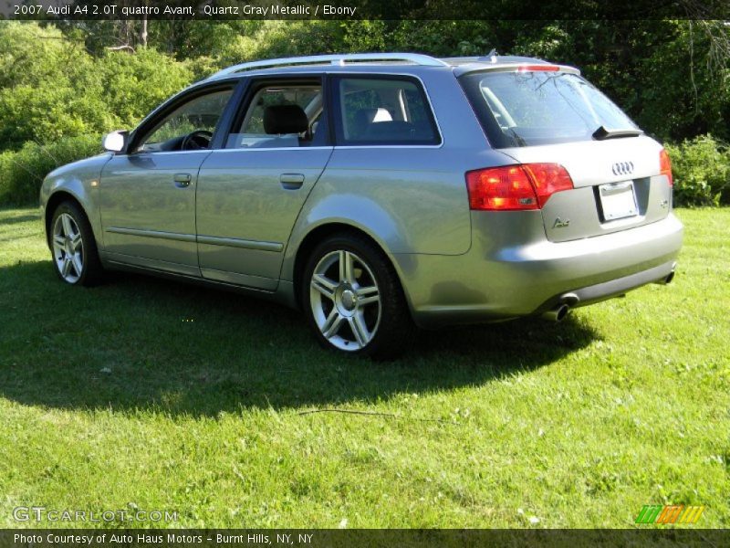 Quartz Gray Metallic / Ebony 2007 Audi A4 2.0T quattro Avant